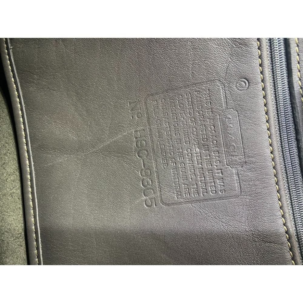 COACH Vintage Leather Crossbody Gray Silver - Picture 12 of 13